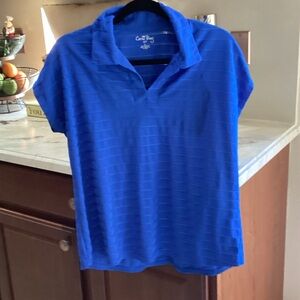 Coral Bay Golf Women's Royal Blue Short Sleeve Top
